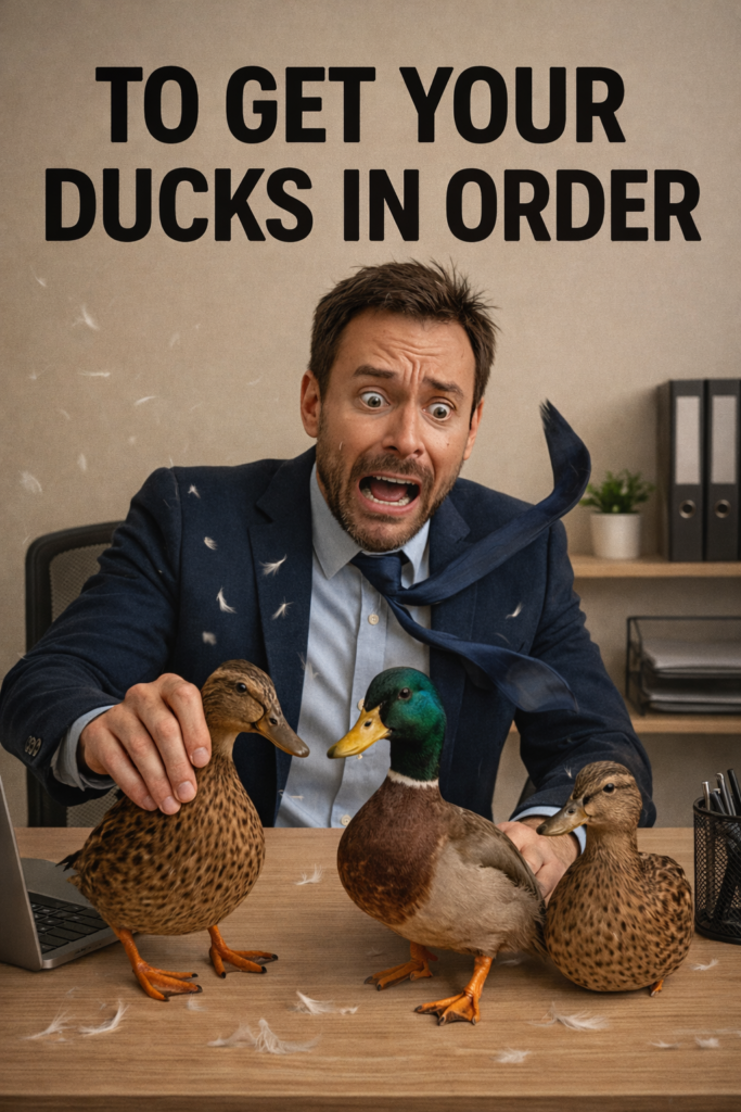 "to get your ducks in order" ChatGPT Image Mar 5 2026 12 44 24 PM